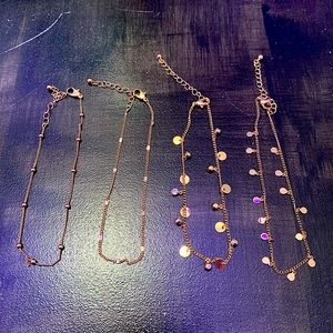 Bracelet/anklet rose-gold/ gold from Ardene